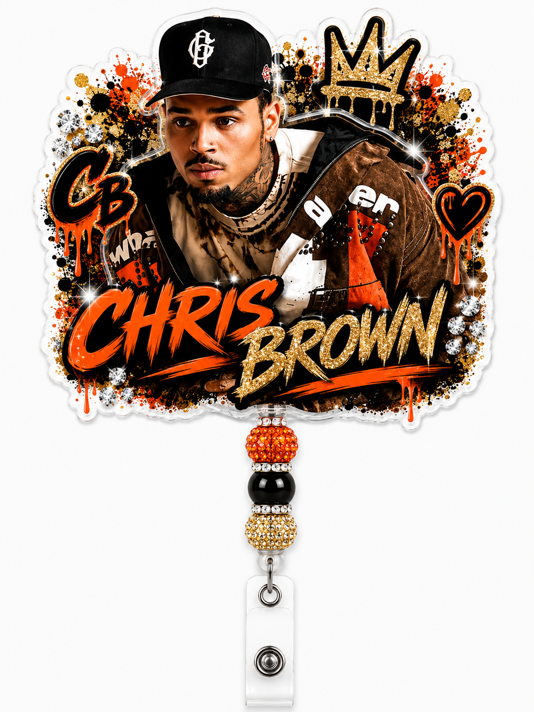 Chris Brown Inspired Badge Reel
