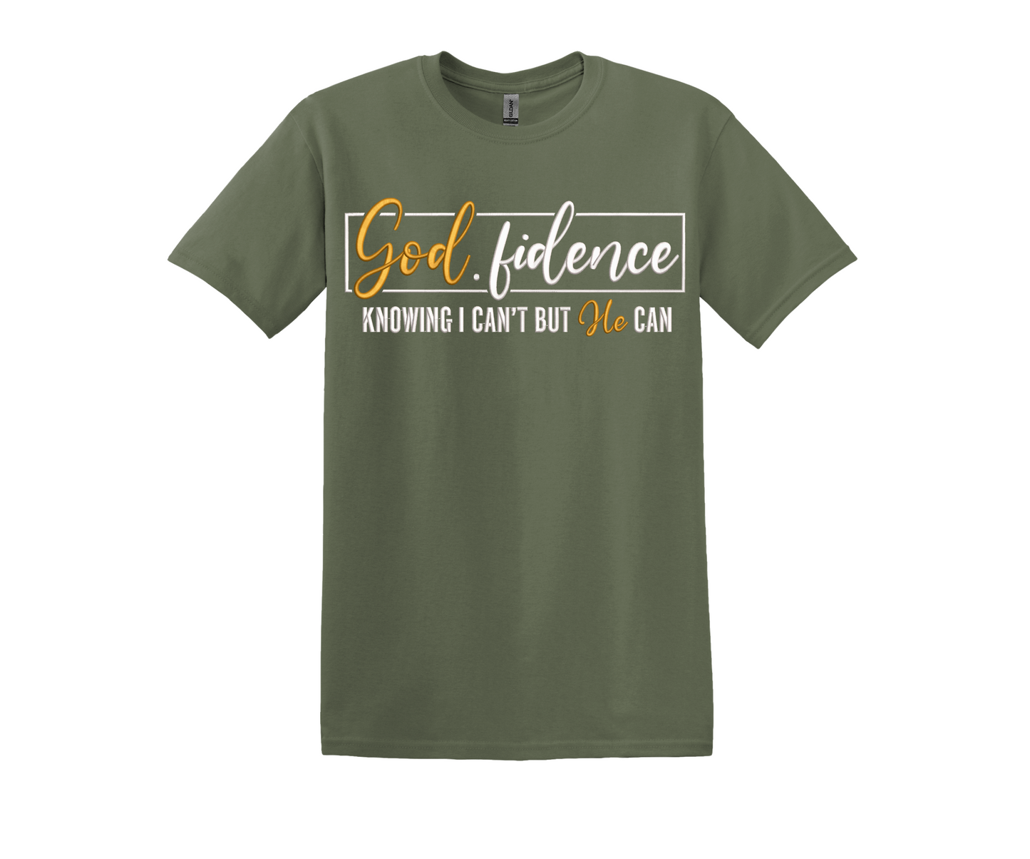 Godfidence Embroidered T- Shirt