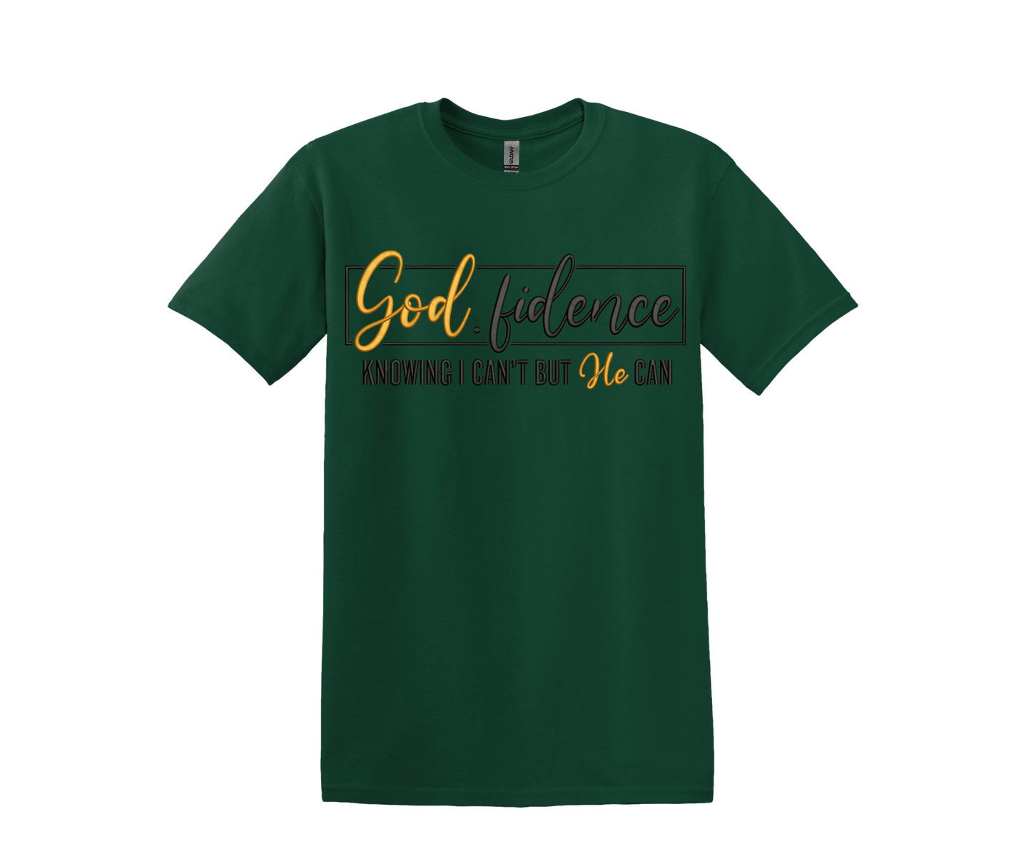 God.fidence Embroidered T- Shirt