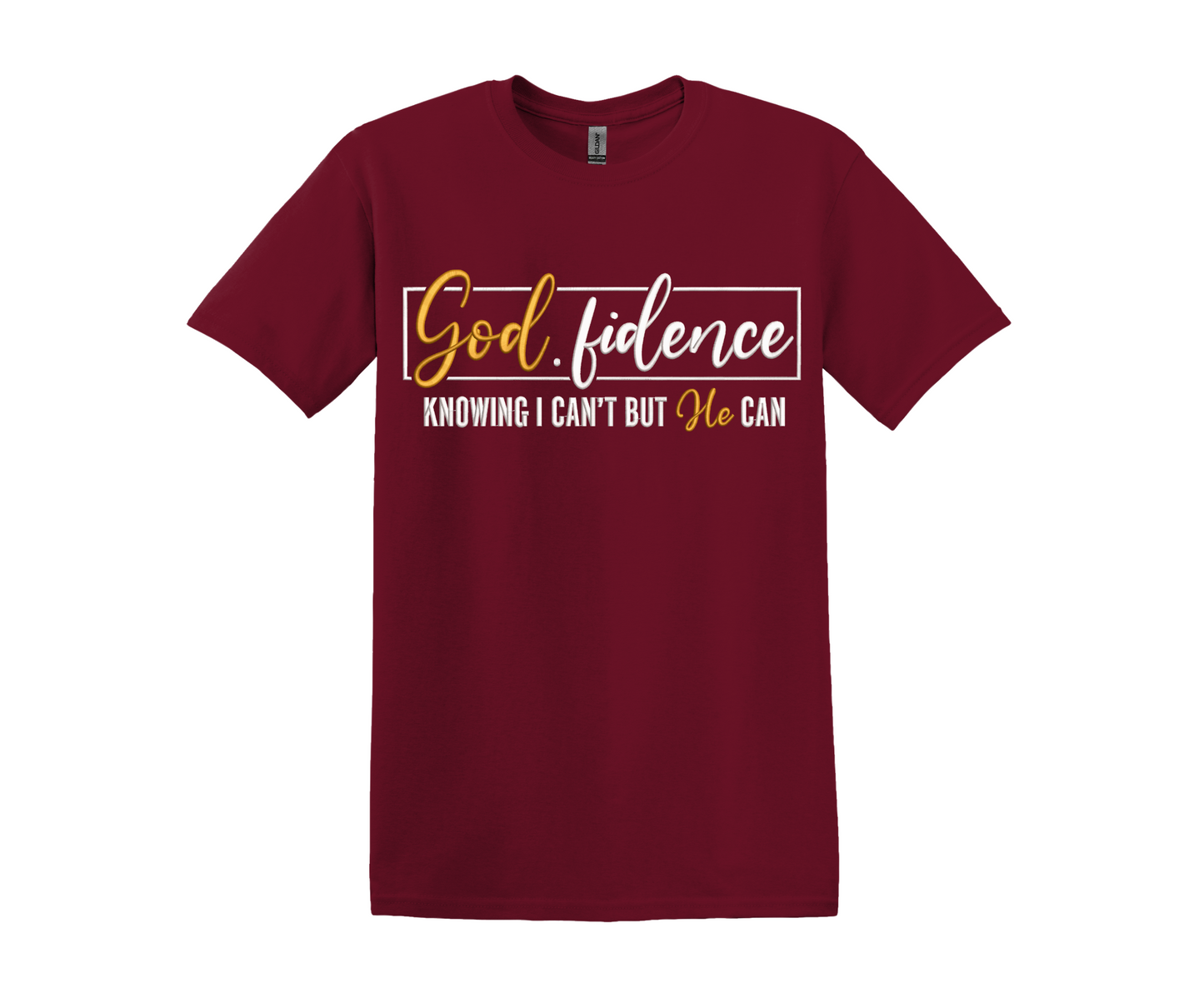 Godfidence Embroidered T- Shirt