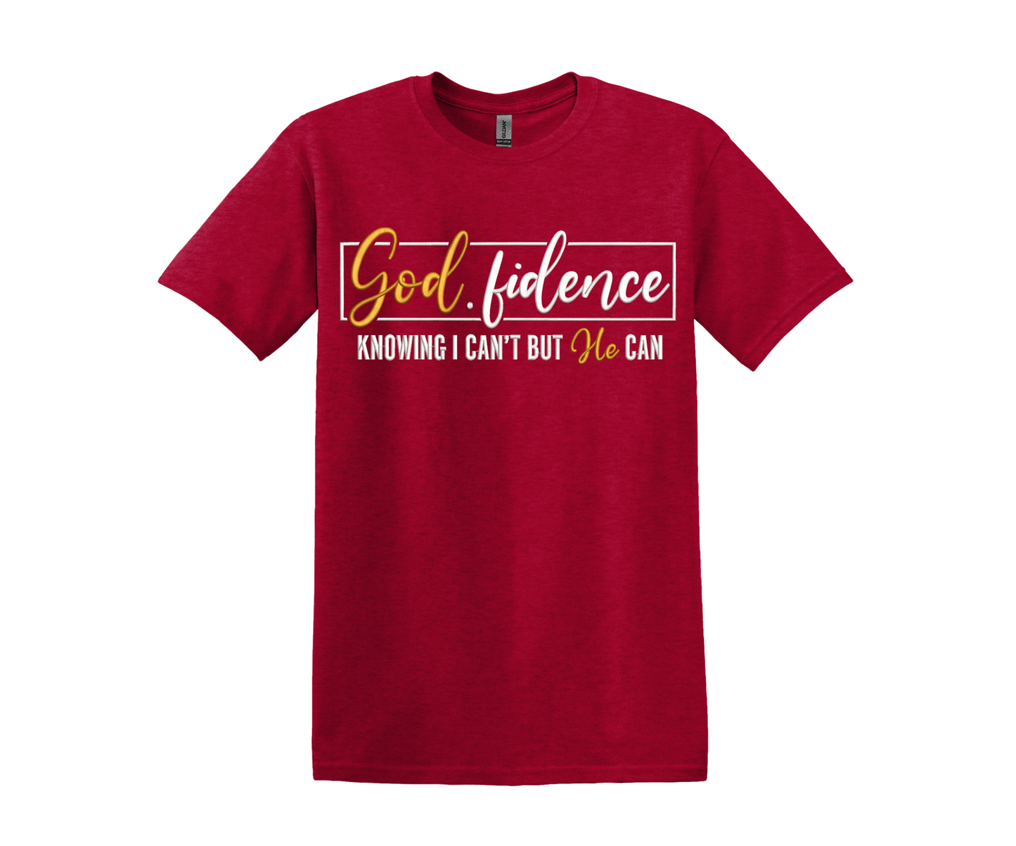 Godfidence Embroidered T- Shirt