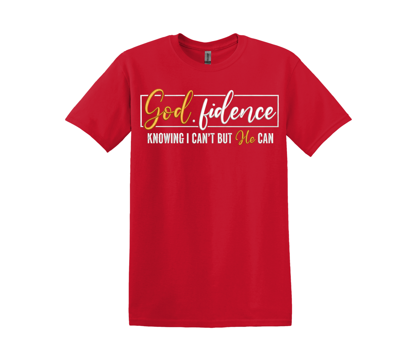 Godfidence Embroidered T- Shirt