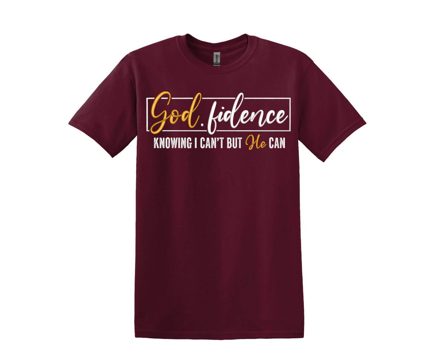 Godfidence Embroidered T- Shirt