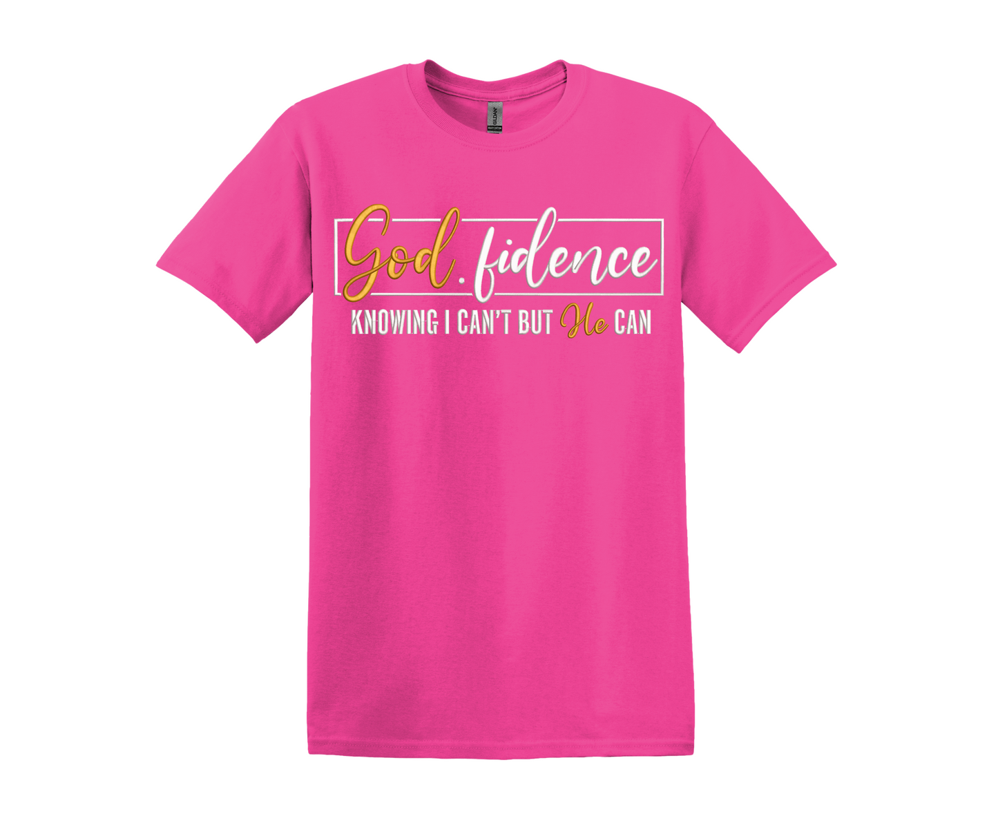 Godfidence Embroidered T- Shirt