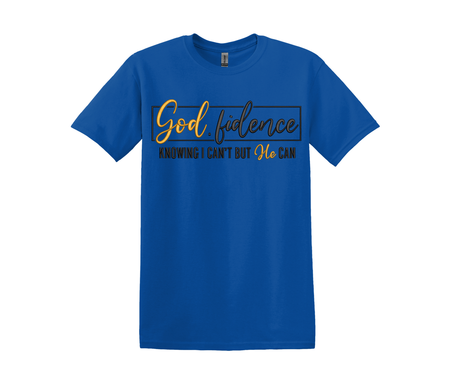 God.fidence Embroidered T- Shirt