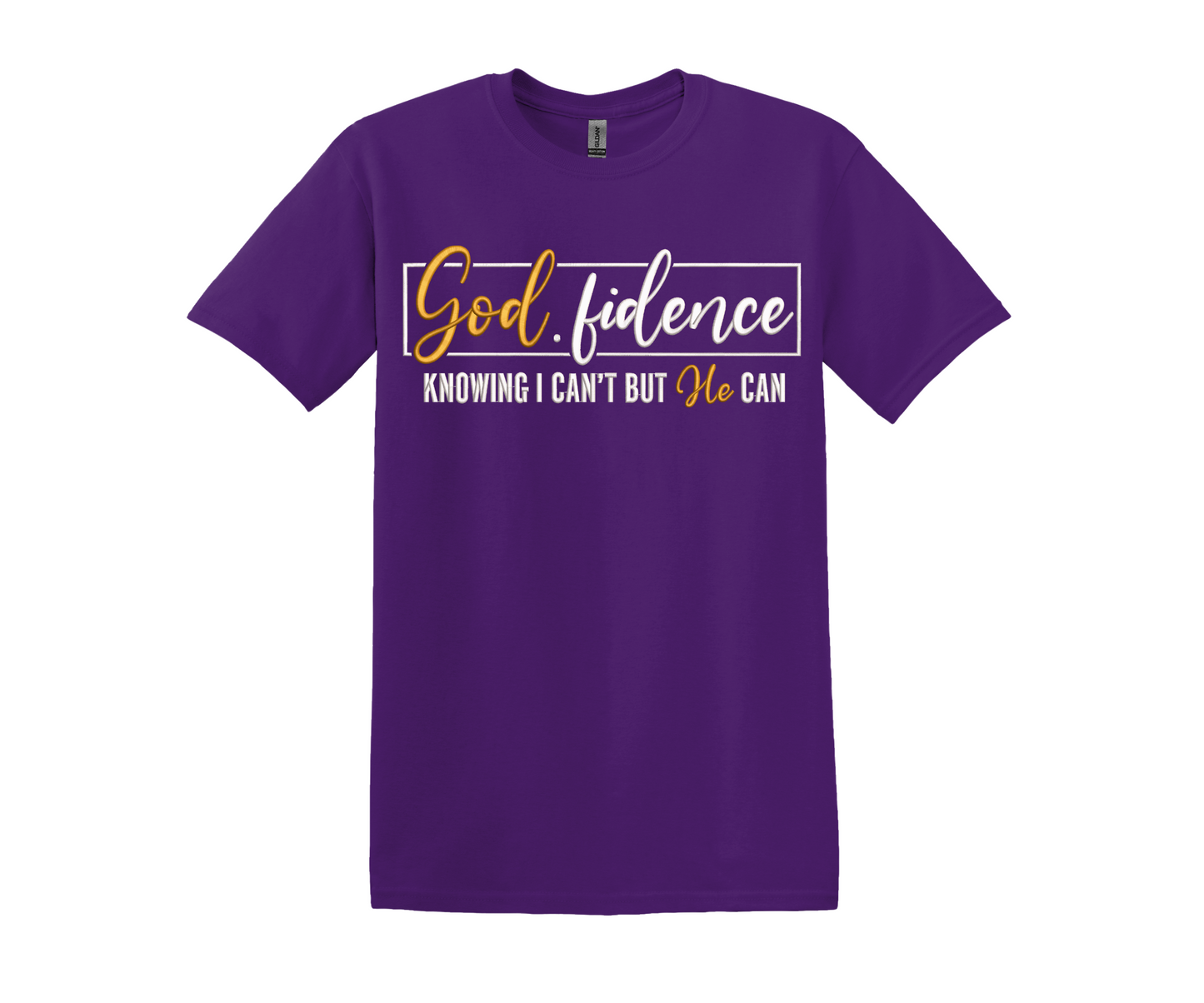 Godfidence Embroidered T- Shirt