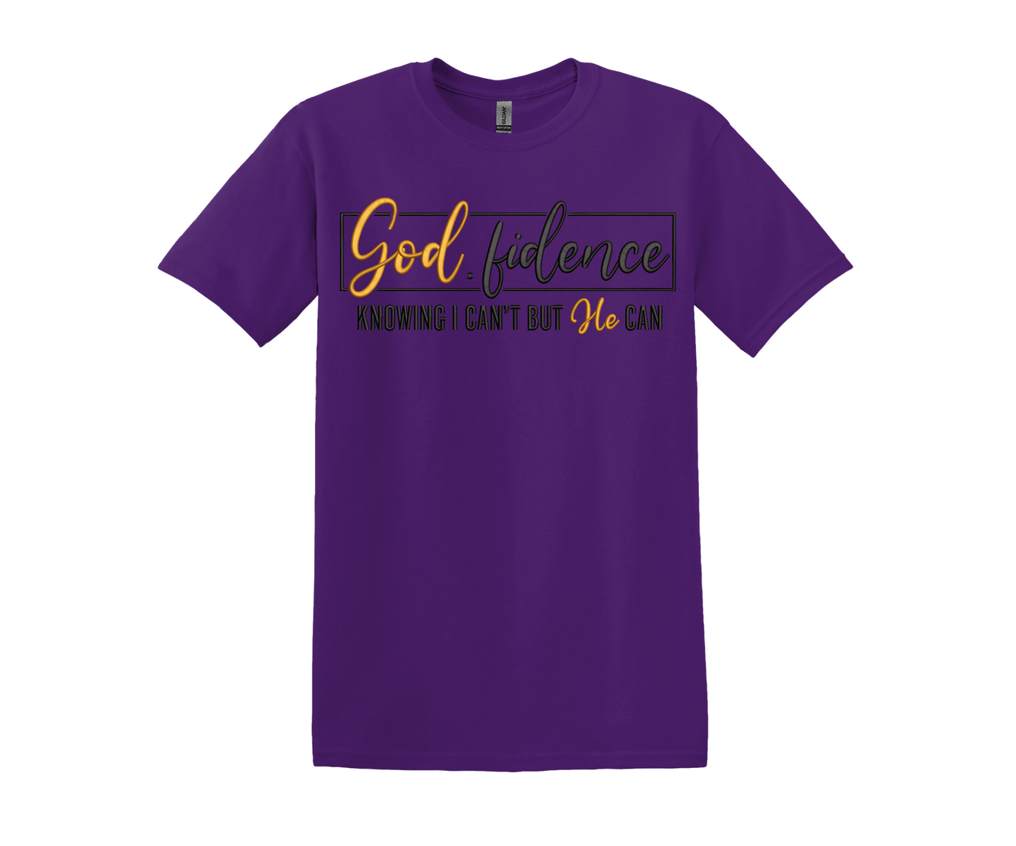 God.fidence Embroidered T- Shirt