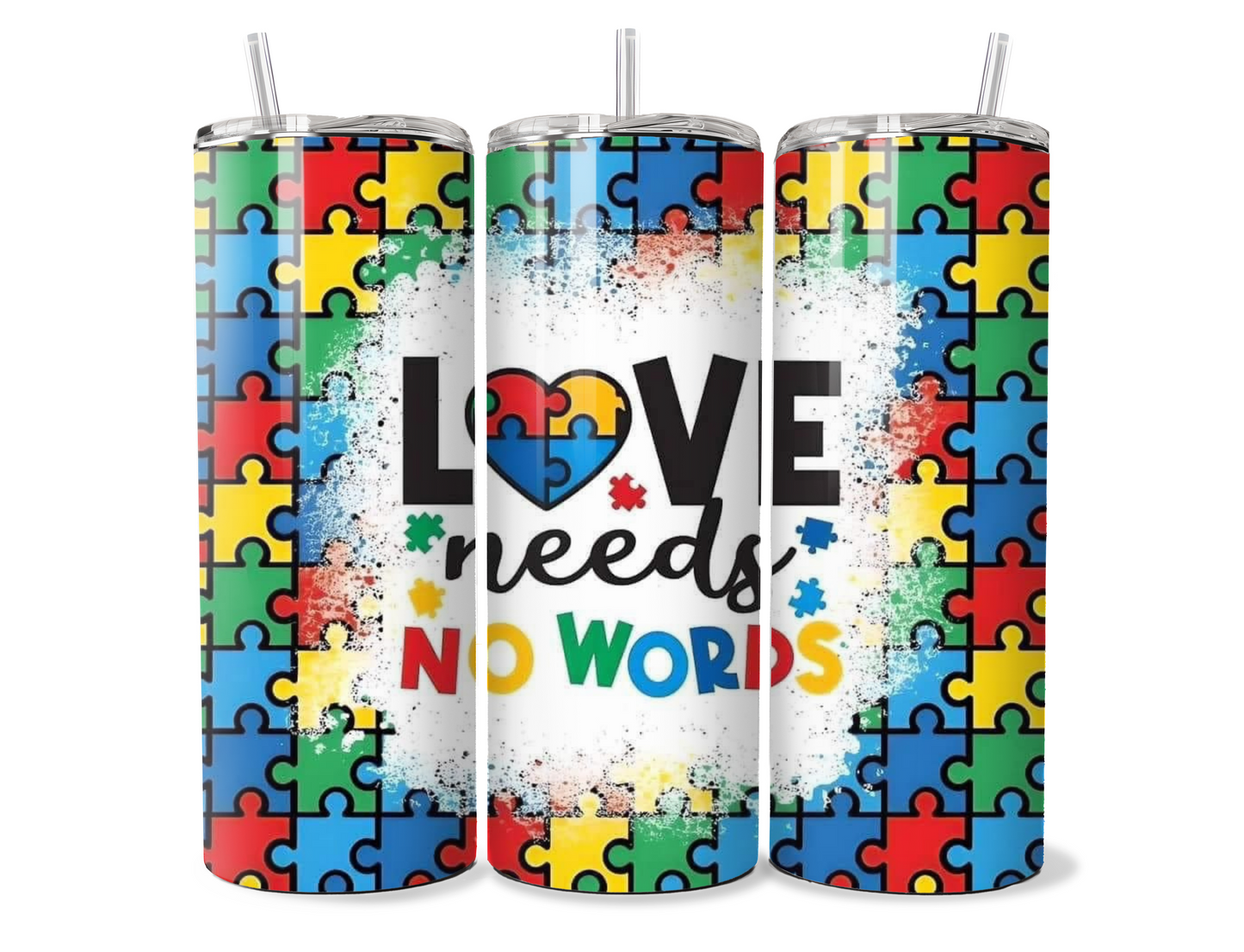 Love needs no words Tumbler