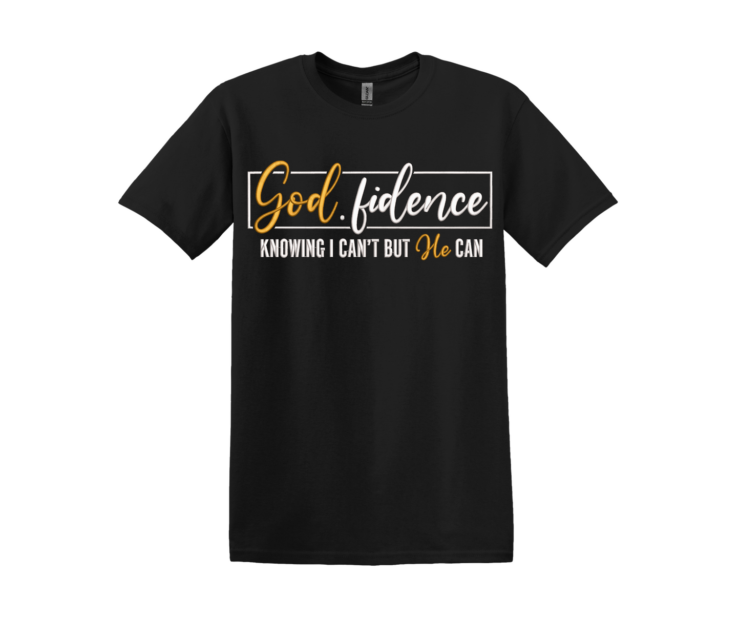 Godfidence Embroidered T- Shirt