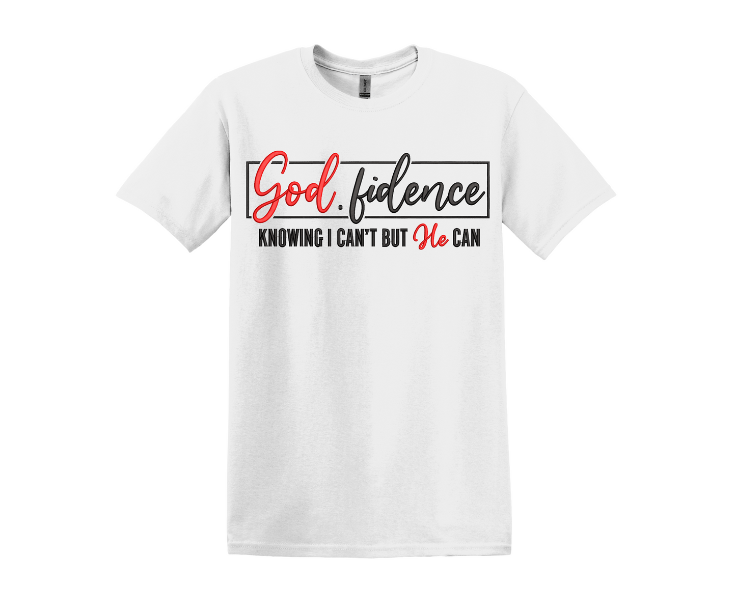 God.fidence Embroidered T- Shirt