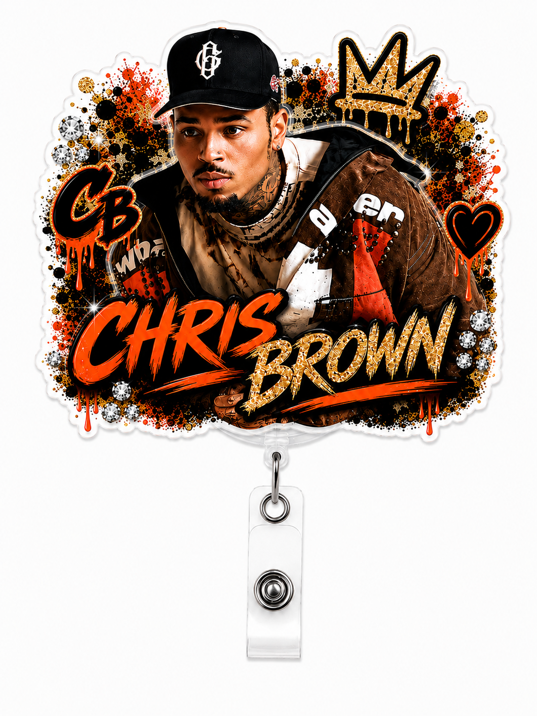 Chris Brown Inspired Badge Reel