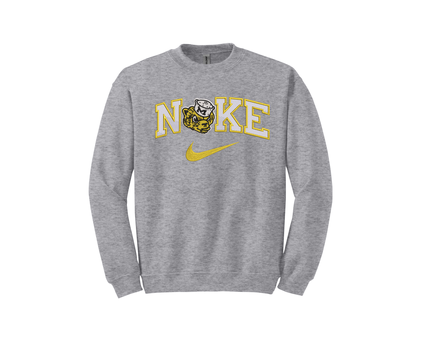 Michigan Wolverines Embroidered Sweatshirt